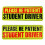 Warning Driver Magnet Please Be Patient Student Driver Magnet Driver Bumper Reusable Reflective Sticker 4