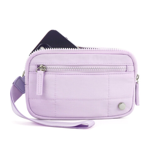 Το Iris' Wallet2ης γενιάς, αδιάβροχο νάιλον καπιτονέ πορτοφόλι με φερμουάρ και 2