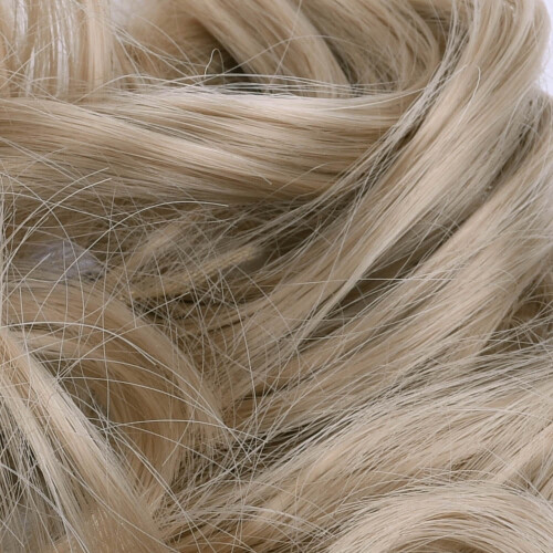 Chignon synthétique élastique décoiffé, cheveux bouclés, postiche queue de cheval 1