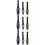 9St Zwarte Socket Bit Adapter Set Met Snelle Voor Boormachine 8
