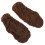 Office Chair Armrest Protectors, Coffee, Stretchable and Universal Fit, Polyester 1Pair 6
