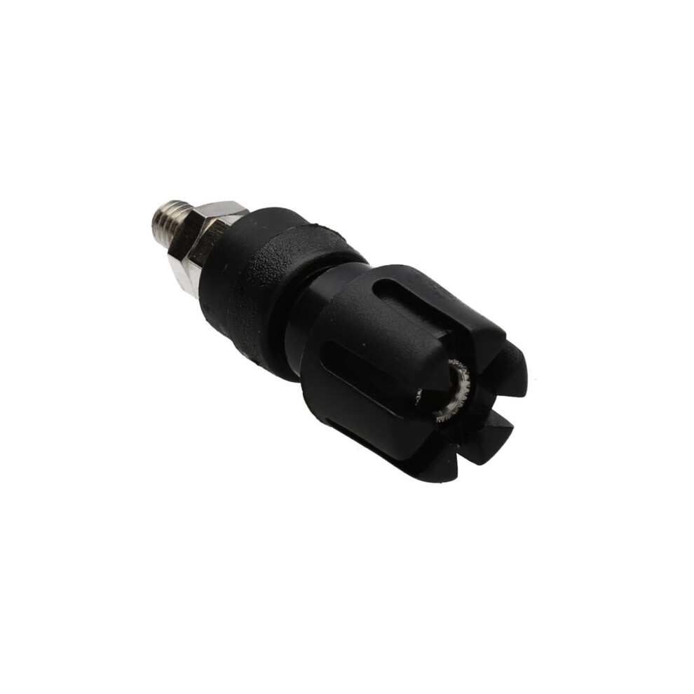 Kenable 4Mm Banana Plug Heavy Duty 30A Binding Post Solder Terminal Panel Mount Black
