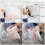 3pcs Small Mesh Laundry Bag White Polyester Travel Packing Organizer General Users Travel Use 4