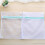 3pcs Small Mesh Laundry Bag White Polyester Travel Packing Organizer General Users Travel Use 7