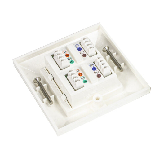 Excel Cat5e Contractor Pack 12 Faceplates/24 Port Patch Panel/Cable Management 2
