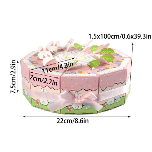 Easter candy gift box triangular shape 10-pack 2