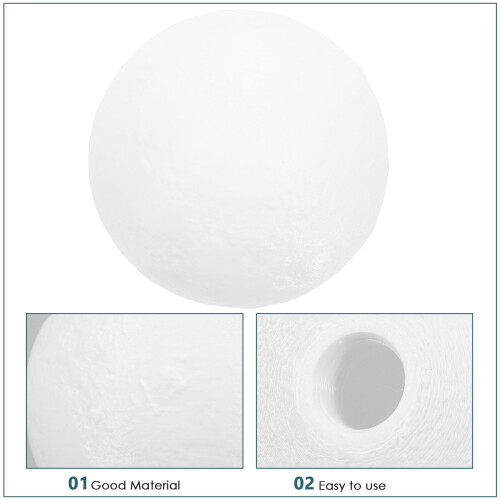 Cúpula de plástico branco para luminárias de teto e parede. 2