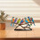 Décoration murale oiseau en acrylique, figurine florale multicolore 5