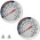 Grilltermometer i rostfritt stål, bimetalliskt, 1-pack 6