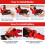 24V Cordless Handheld Grass Shear Hedge Trimmer with 90  Cutting Angle 2Pcs Replaceable Blades 6