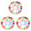 3Pièces Tees Pitch Fork Golf Écologique Assortis 2