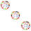 3Pièces Tees Pitch Fork Golf Écologique Assortis 9