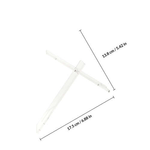 Support De Couteaux En Transparent Stable 1