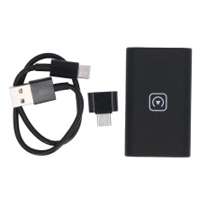 Innebygd smart biladapter med trådløs CarPlay, Android Auto-skjermspeiling og automatisk gjenoppkobling, høyhastighets WiFi, stabil ytelse