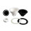 2X Kitchen Sink Drain Assembly with Strainer Basket Drain Stopper Diameter 114mm for Kitchen Quartz Stone Sink 7