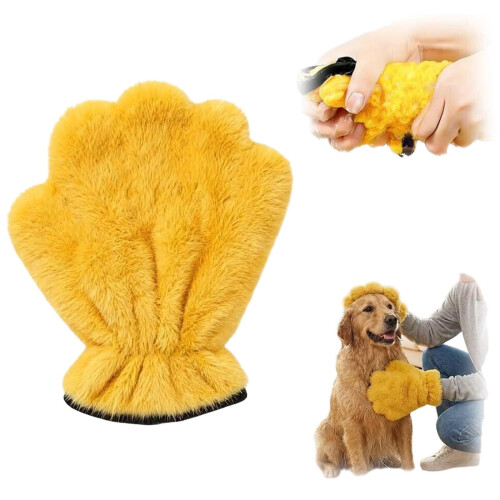 Γάντια περιποίησης κατοικίδιων Corals Fleece – Πολυλειτουργικά, γρήγορα στεγνά, απαλά 1