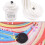 Furry Cloud Slime Kit Blå Vit Rosa Gul 4 st 3
