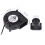 USB5V Ανεμιστήρας Turbo με Ρυθμιστή Ταχύτητας Φορητός Ανεμιστήρας 2500RPM για BBQ, Γκριλ, 3