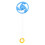 Στροφέας Fidget Flywheel με ουράνιο τόξο, λάμψη στο σκοτάδι, φλας με λάμψεις, συμβατό με 7