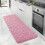 Tapis de bain lavable rose rectangulaire 1017 pouces 3