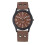 Relógio de quartzo masculino clássico com pulseira de couro, compatível com Android – AW1351-56W 3