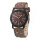 Relógio de quartzo masculino clássico com pulseira de couro, compatível com Android – AW1351-56W 4