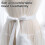 Quimono feminino transparente com detalhes em tule e cinto. 6