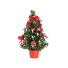 Mini Christmas Tree 30CM Pre-Decorated Red