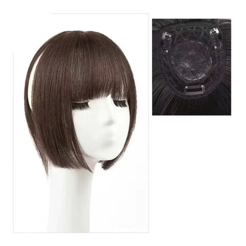 Modische Ponyfrisuren mit Clips für Damen