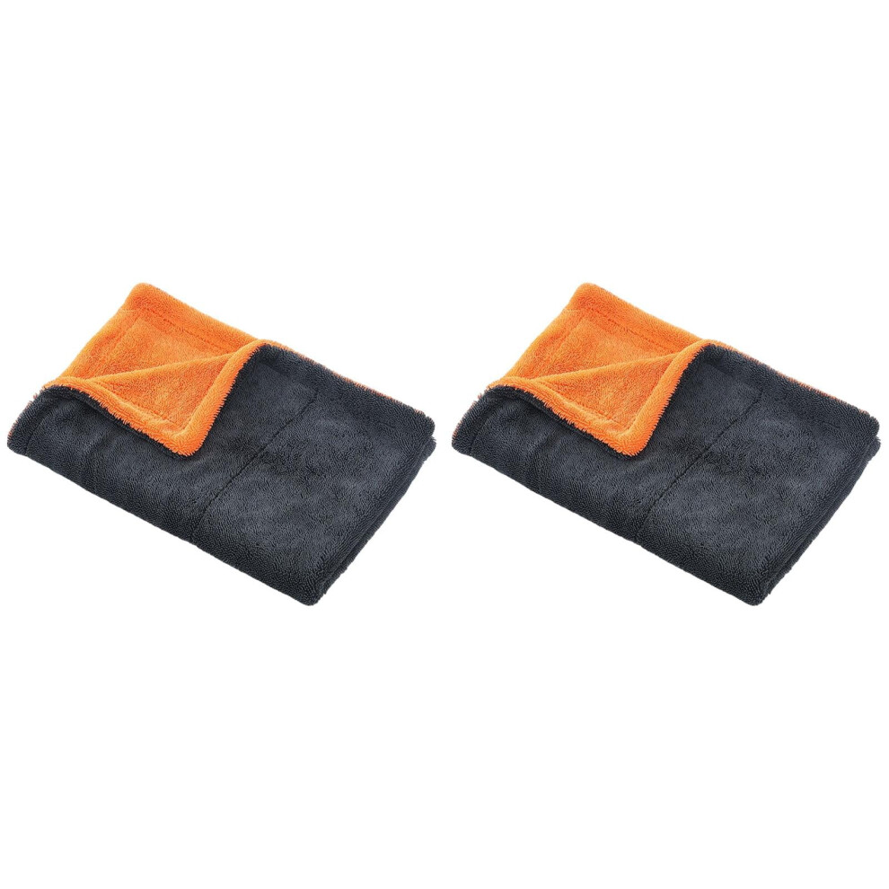 2 Pcs Microfiber Car Towels, 15.7X23.6", Scratch-Free, Highly Absorbent Drying & Washing Towels For Detailing 9071309091847