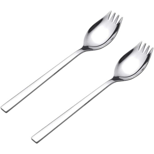 Edelstahl-Spork, umweltfreundlich, 2er-Pack