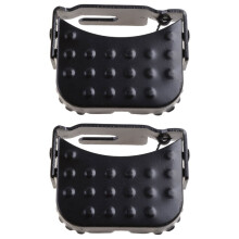 2 Pieces Bike Foot Pegs, Bike Rear Pedals, Anti-Slip Rear Feet Pedals, BMX Pegs, Universal Steel Folding Bike Foot Pegs