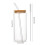 Mug cola gloine borosilicate 16oz le clúdach adhmaid 3