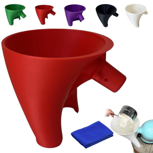 Flour Funnel for KitchenAid Tilt-Head Mixer