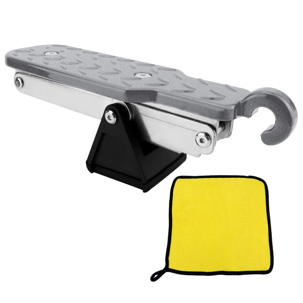 Adjustable 7 Position Car Door Step Pedal Foldable Car Door Latches Step Metal Door Step 240Mm For Easy Roof Rack Access 9071309092493