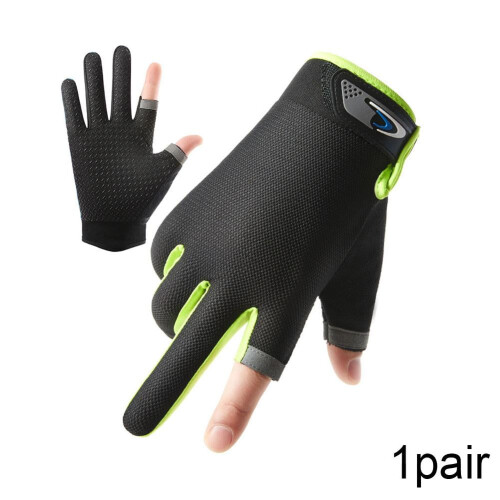 Fiskehandskar Halkfria Fingerlösa Polyester Ett par