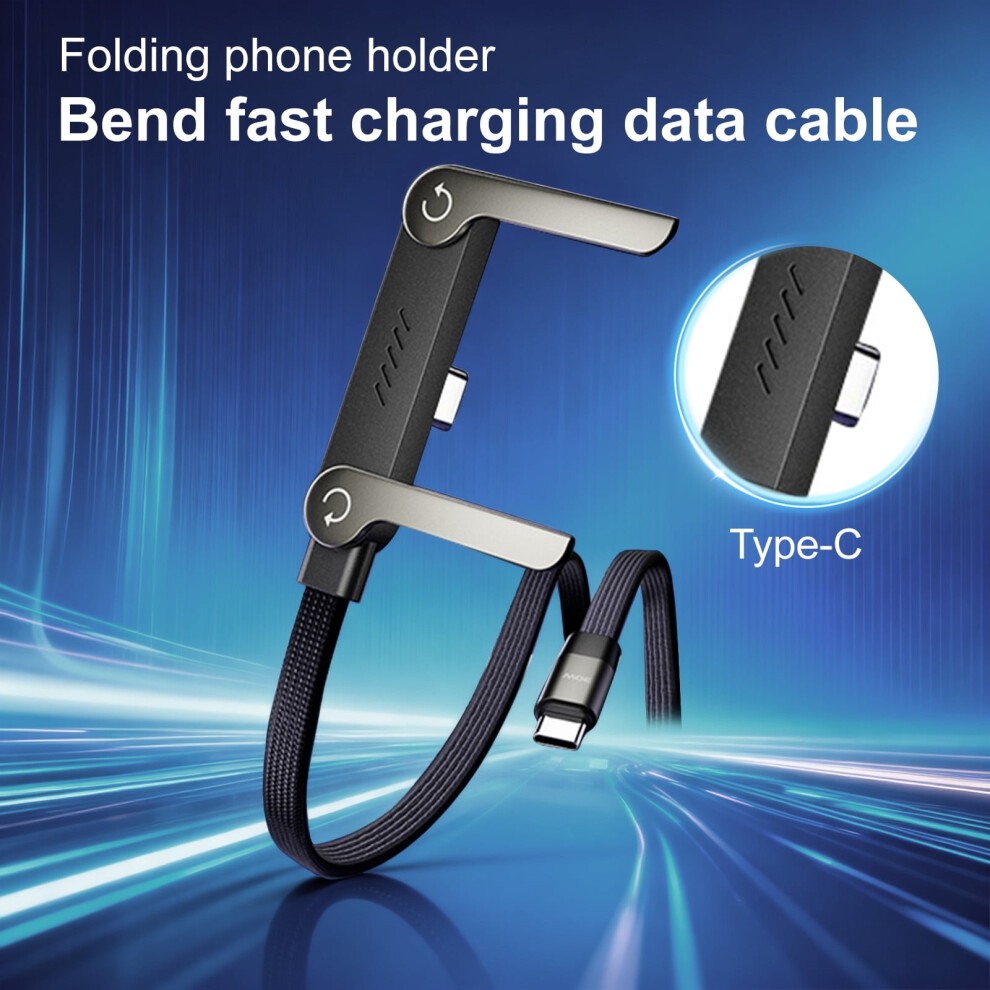 2-In-1 1.5Metre Multi Charger Cord With Type C/Usb A/L Port, 240W Fast Charging Data Sync Cable For Smartphones, Tablets, Laptops, Gaming Devices 9425574183422