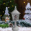 Heritage Glow Snow Lantern LED Table Lamp with Candle Light 1