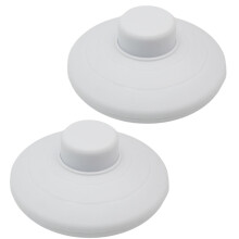 Interruptor de pedal de chão redondo em linha para lâmpada (2 peças)