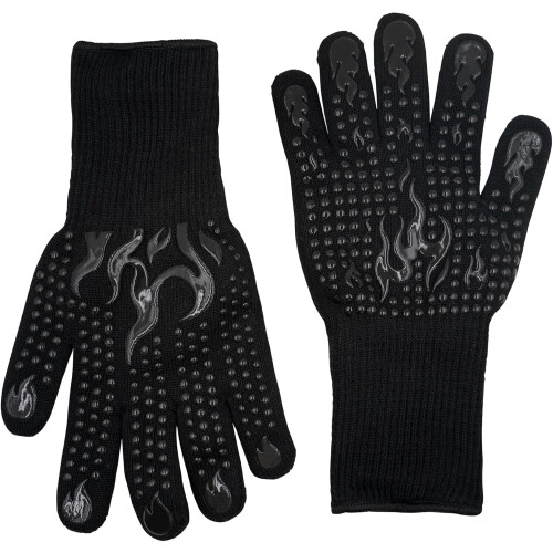 Gants de barbecue isolants en silicone, taille unique