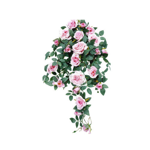 Kunstig blomsterranke-girland 0,9M silke