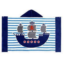 Kids Hooded Beach Towel Poncho, Soft Wrap Changing Robe for Boys & Girls – 50"x30", Compatible with Beach/Pool/Shower