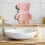 Soft Coral Fleece Bear Towel Gift 1 Pack 4