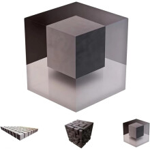 Riddle Corners3D-optinen illuusiokulmatarra – irrotettava ja liimaa geometrinen kuutiotarra, moderni abstrakti seinätaide toimistoon,