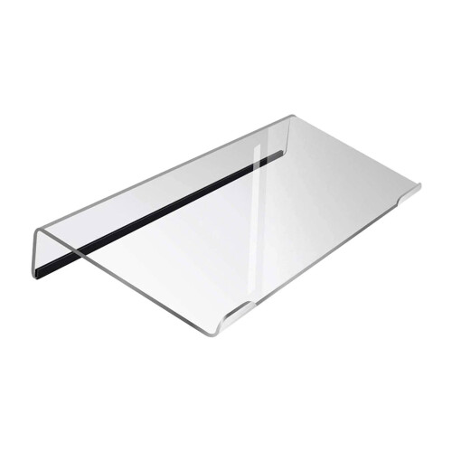 Support de clavier ergonomique inclinable en acrylique transparent (1 pièce)