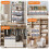 Caixas organizadoras dobráveis cinza e branco, 35,5 x 25,4 cm (14 x 10 polegadas 6