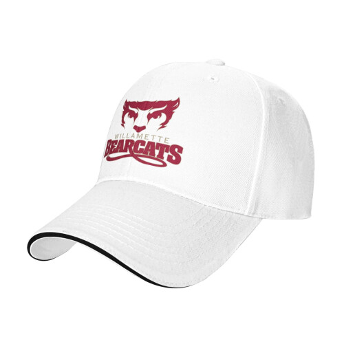 Gorra de béisbol unisex ajustable de algodón de la Universidad de Willamette 1