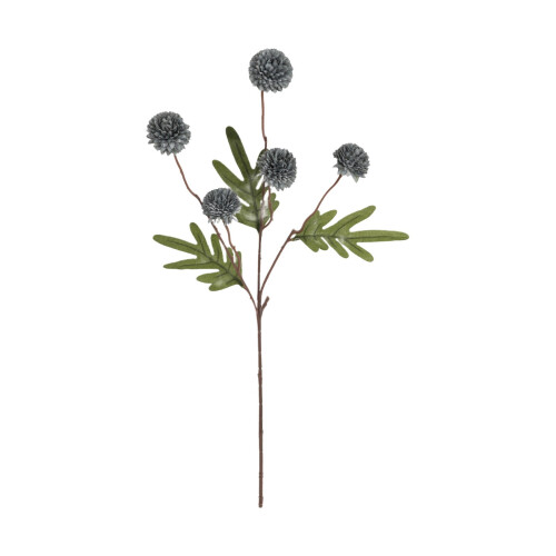 Conjunto de 5 flores artificiais de crisântemo. 1