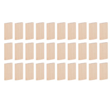 30 Stück Buche Dübelblöcke 5x19x30mm für Holzbearbeitung