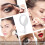 Double-Sided Handheld Mirror with Stand, 1X/10X Magnifying Makeup Mirror, Clear Adjustable, Round Shape, White 6